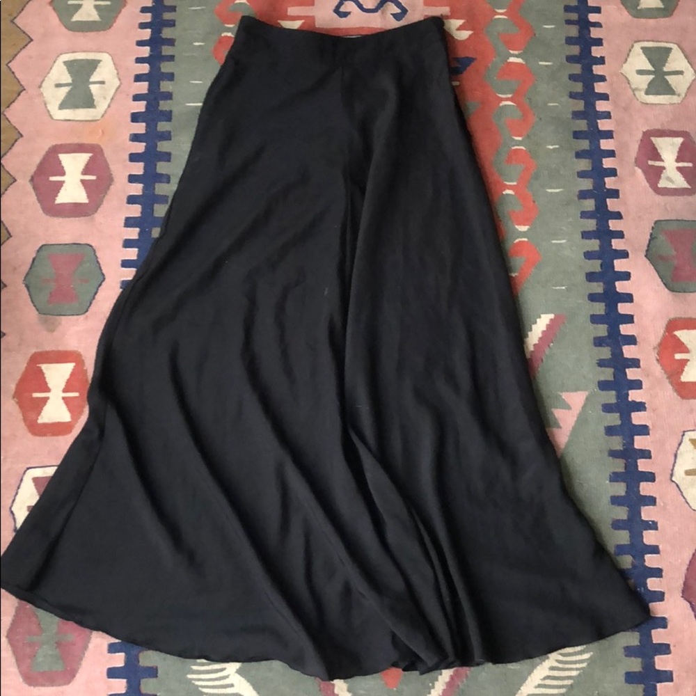 Black maxi skirt